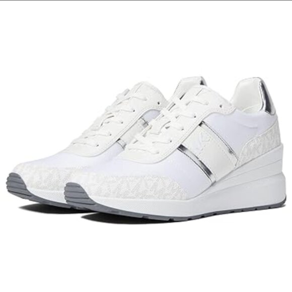 Michael Kors Mabel Trainer Bright White - Picture 1 of 6